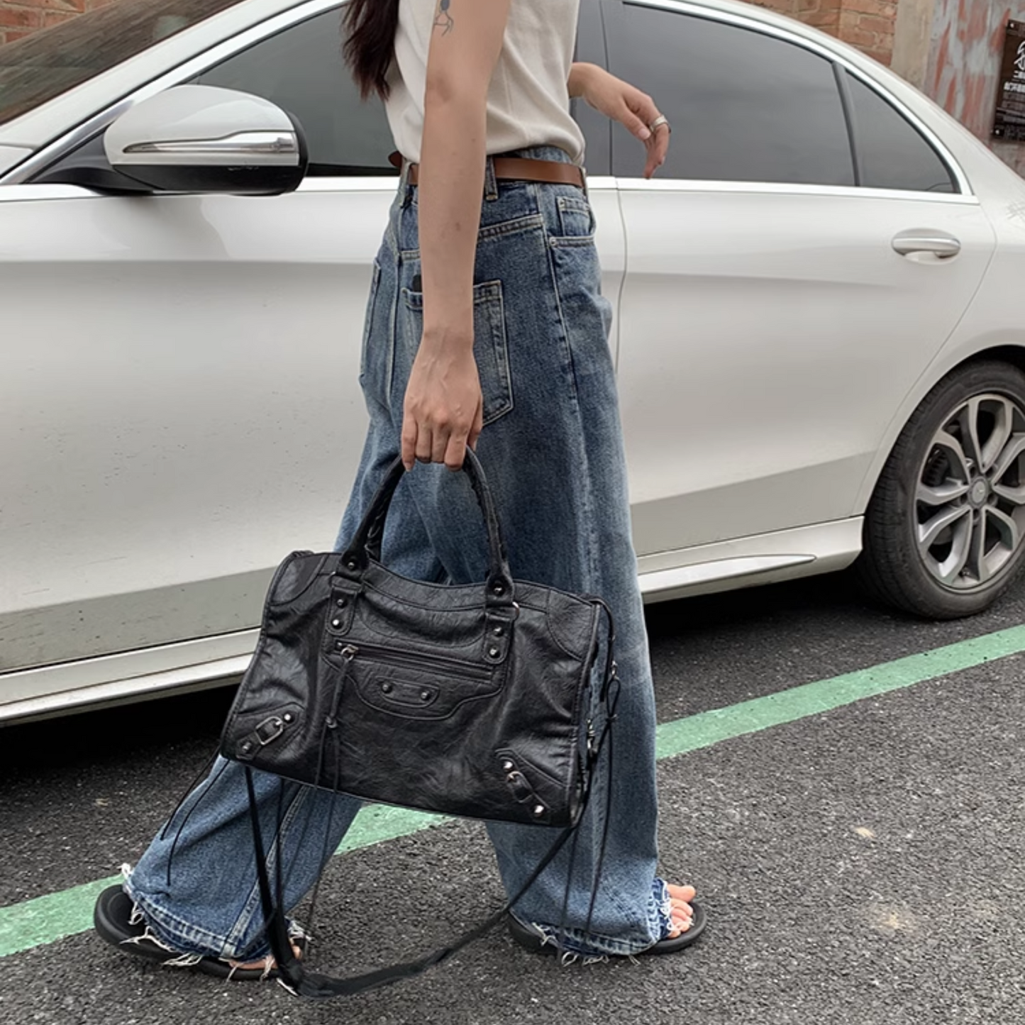 Vintage Edge 2Way Large Editor's Bag