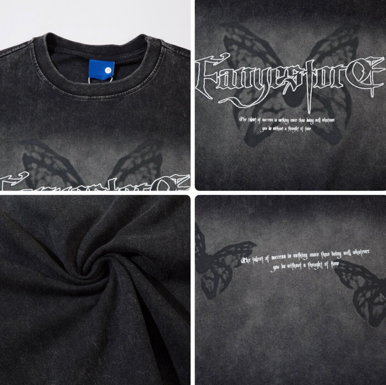 ヴィンテージフェード ウォッシュTシャツ　BL1169