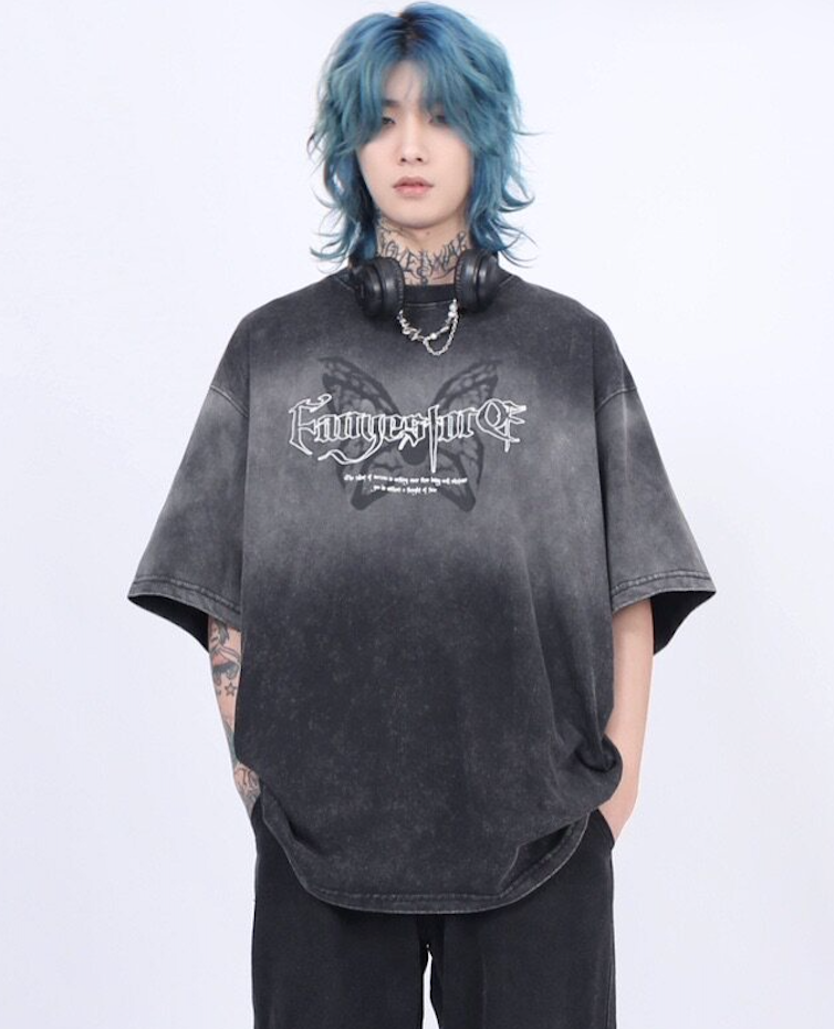 ヴィンテージフェード ウォッシュTシャツ　BL1169