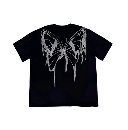ダイヤモンド・フルグリッター オーバーサイズTシャツ　dp1015