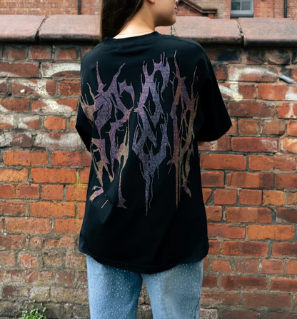 サンダー ラインストーン プレミアムTシャツ　dp1014