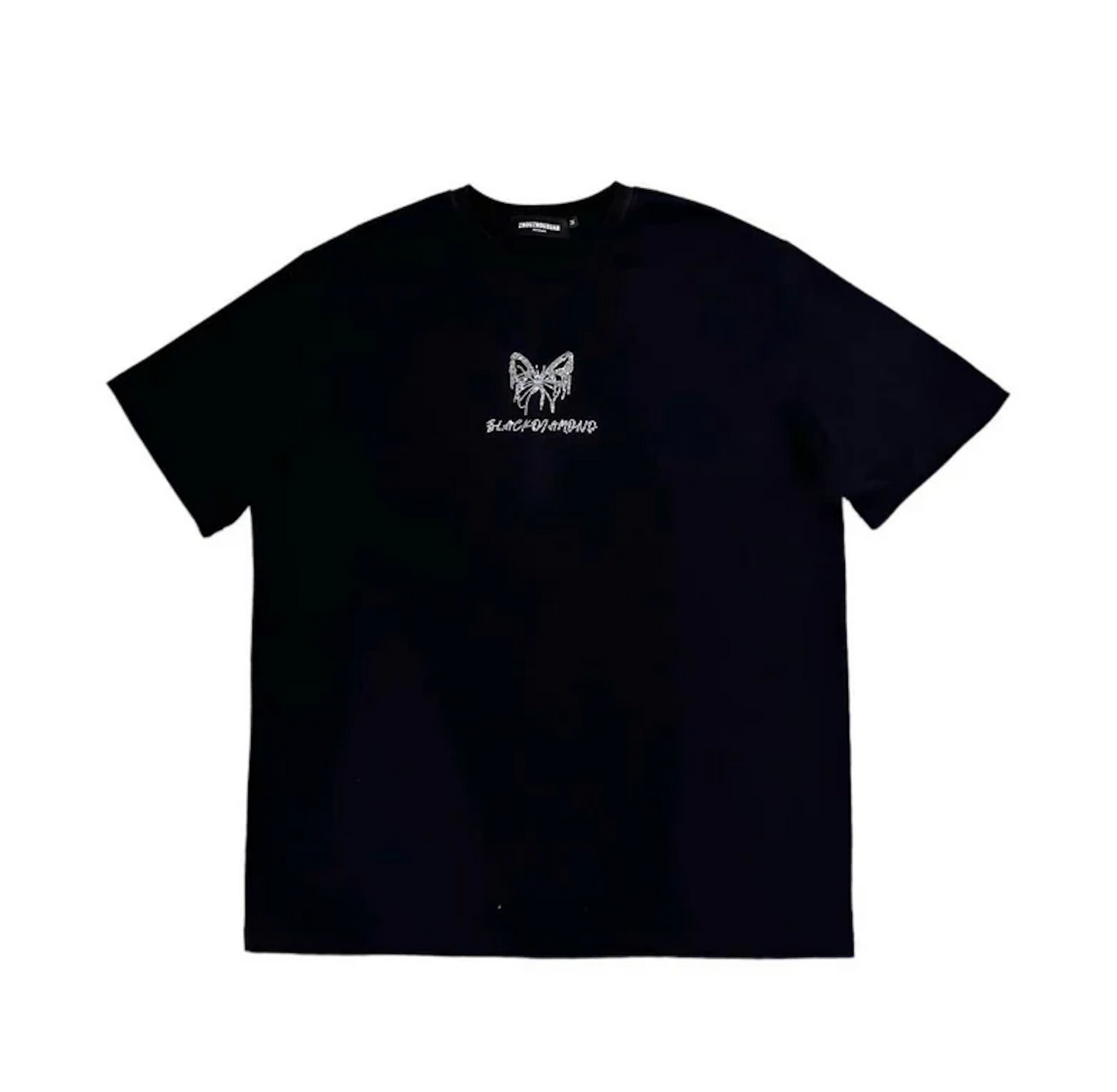 ダイヤモンド・フルグリッター オーバーサイズTシャツ　dp1015
