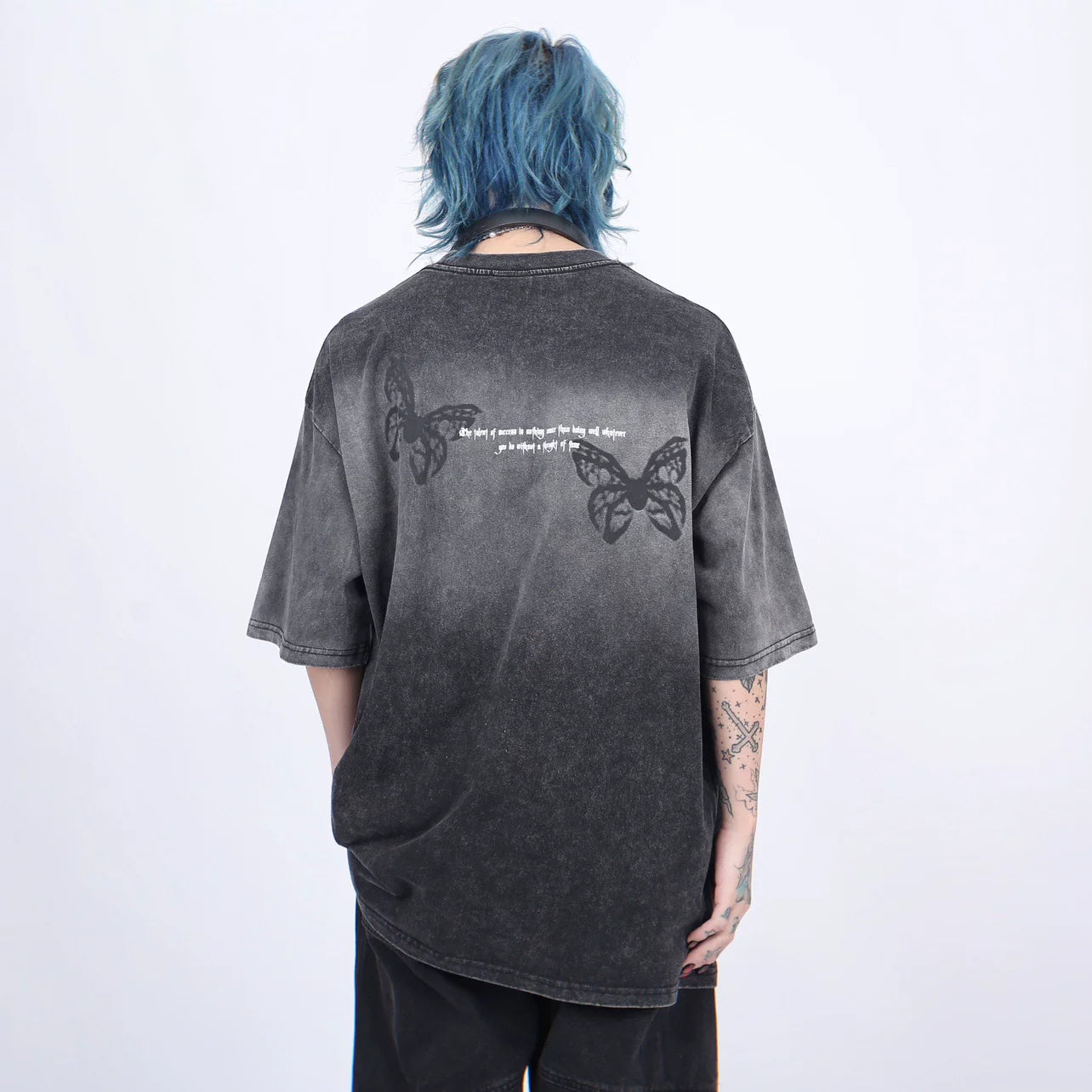 ヴィンテージフェード ウォッシュTシャツ　BL1169