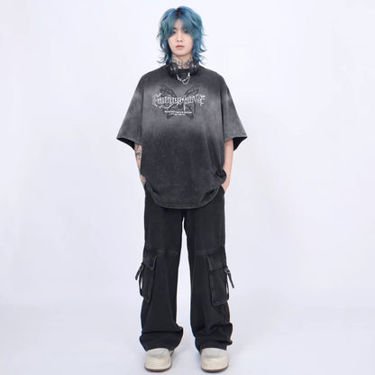 ヴィンテージフェード ウォッシュTシャツ　BL1169